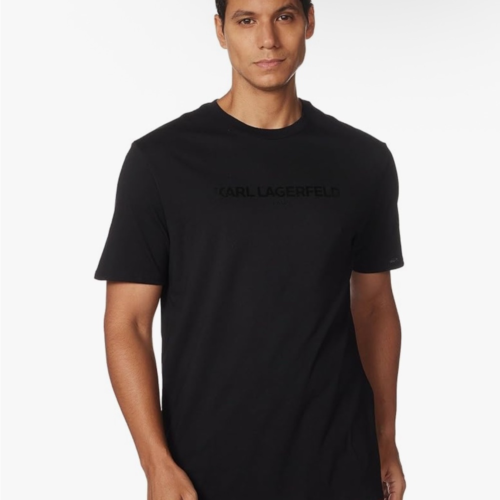 Karl Lagerfeld Black Short Sleeve Tee
